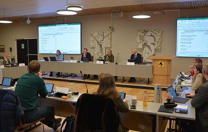 Fra møte i fylkesutvalget i Telemark