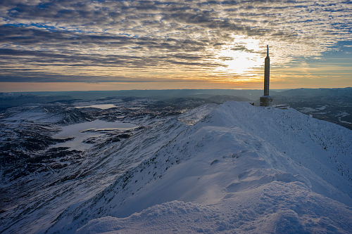 Gaustatoppen om vinteren