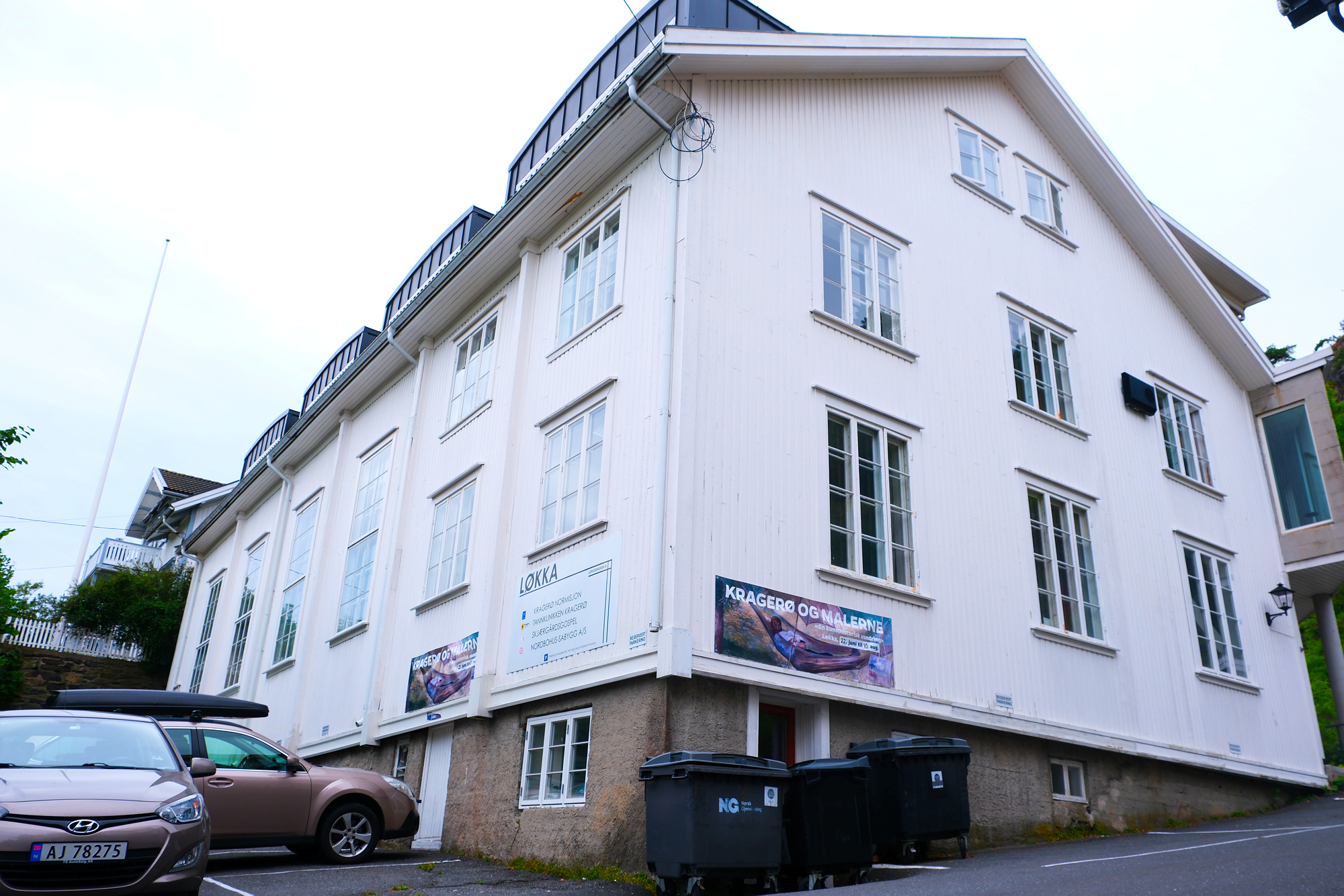 Bildet av bygget Kragerø tannklinikk ligger i.