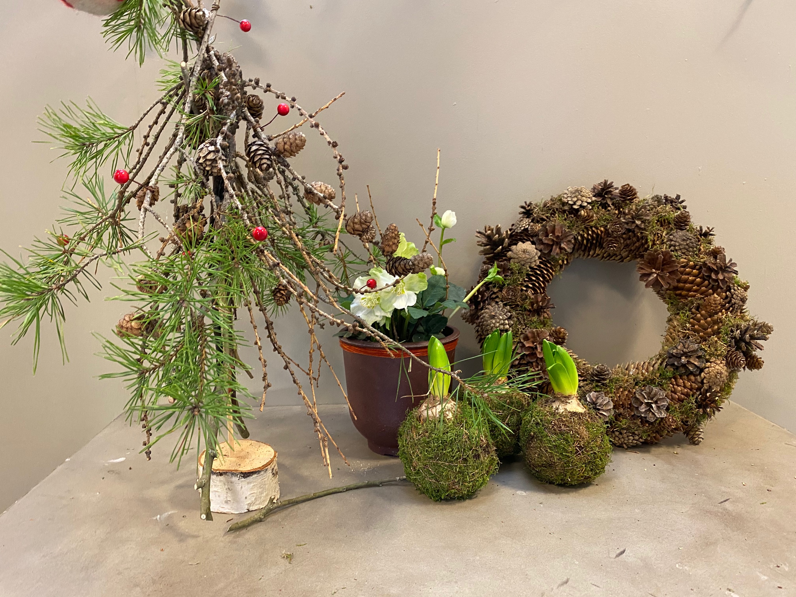 Juledekor fra i forbindelse med julemarked