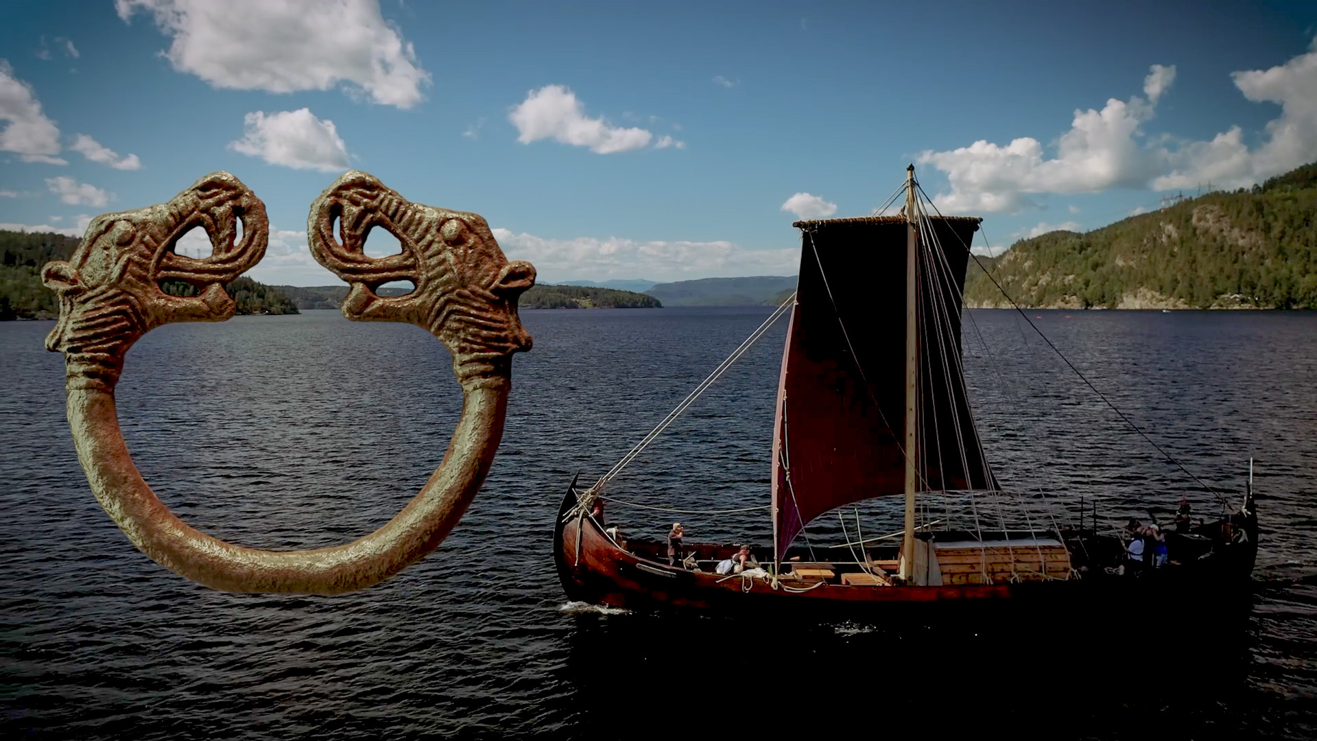 Saga Farmann på Norsjø med en ringspenne i Borrestil.